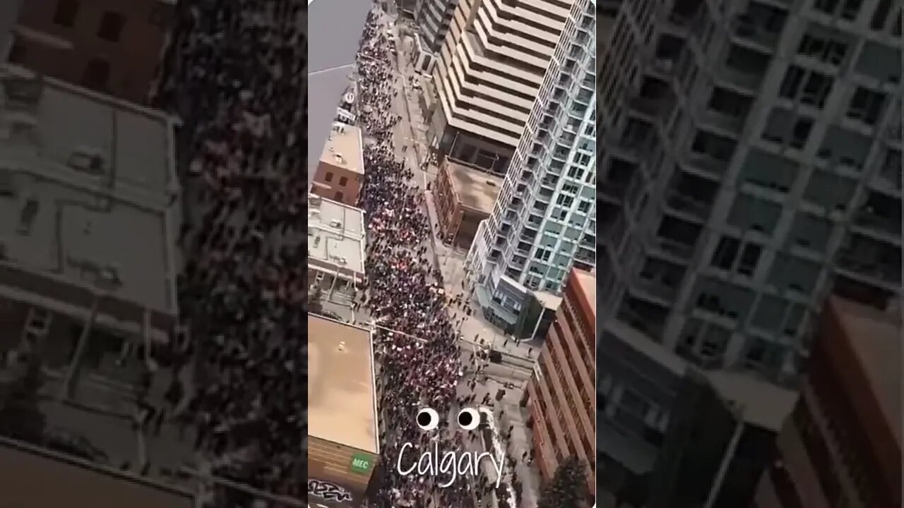 🇨🇦❤️🔥 CALGARY IS LIT!! TRUDEAU’S GOONS ARE ALL IN OTTOWA so the fire spreads!