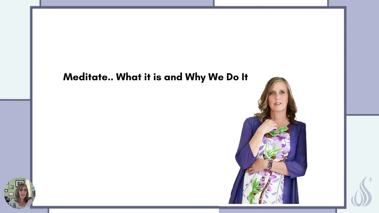 Meditate.. What it is and Why We Do It