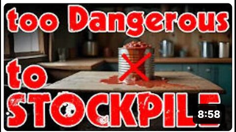 WATCH OUT - 7 Dangerous Grocery Products to NEVER STOCKPILE