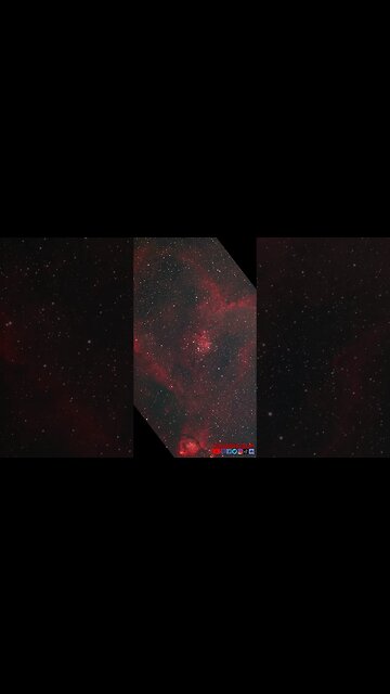 Heart of the Galaxy?! Heart Nebula through my telescope🔭 #space #science #nasa #viral #telescope