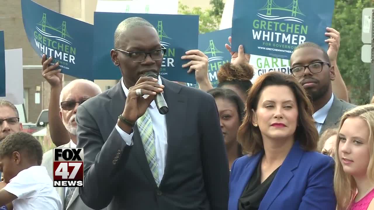 Whitmer picks Garlin Gilchrist II as running mate