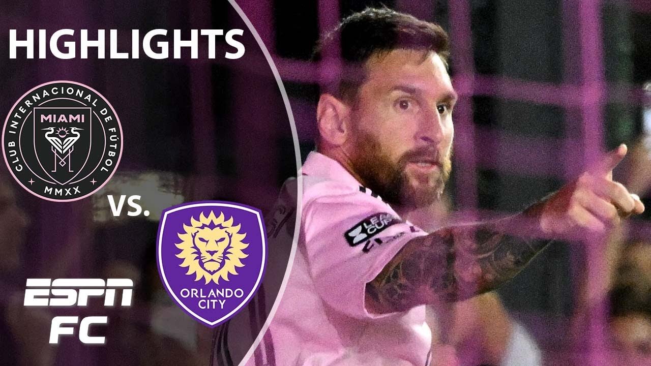 Lionel Messi highlights from inter Miami win vs Orlando city leagi