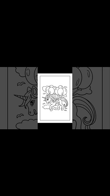 Pink Unicorns Coloring Book #shorts #unicorns #coloringbook #coloringpages
