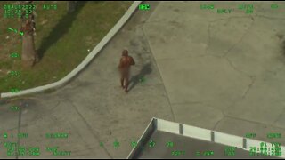 Naked Man Does Push Ups After Attempted Robbery With Machete