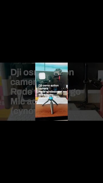 Breaking News DJI action camera 1 , wireless go,mic adapter (cynova)