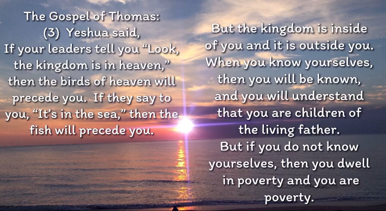 The Gospel of Thomas (3)