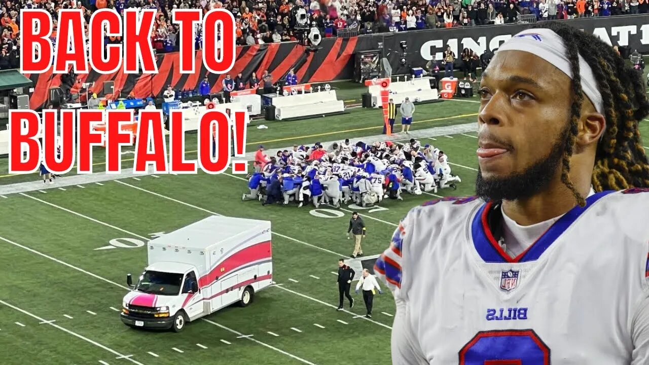 Bills' Damar Hamlin Has Been RELEASED from Cincinnati Hospital! Heads Back To Buffalo!