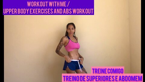 Workout with me / Upper Body Exercises and Abs workout