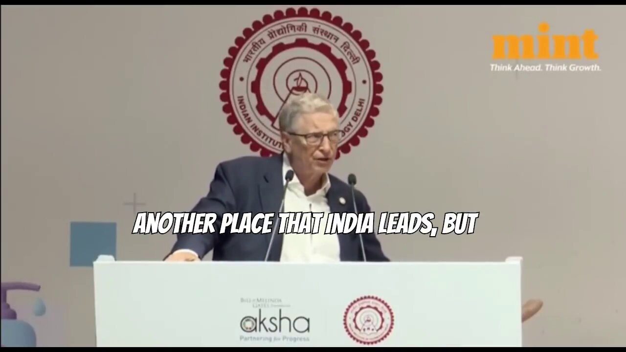 Psycho Bill Gates Praises India’s “Digital Public Infrastructure”