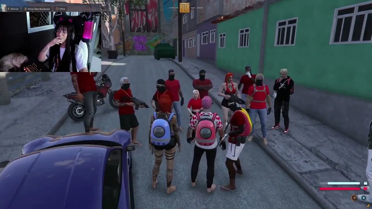 Visão da Kim o Dylan entregando o Gabe kkkkk | GTA RP - CDA