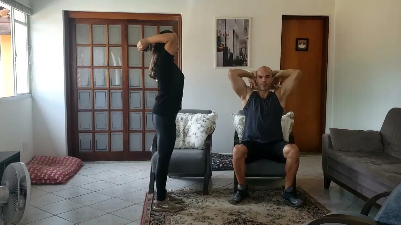 Exercício em casa: tríceps Francês | Exercise at home: French triceps