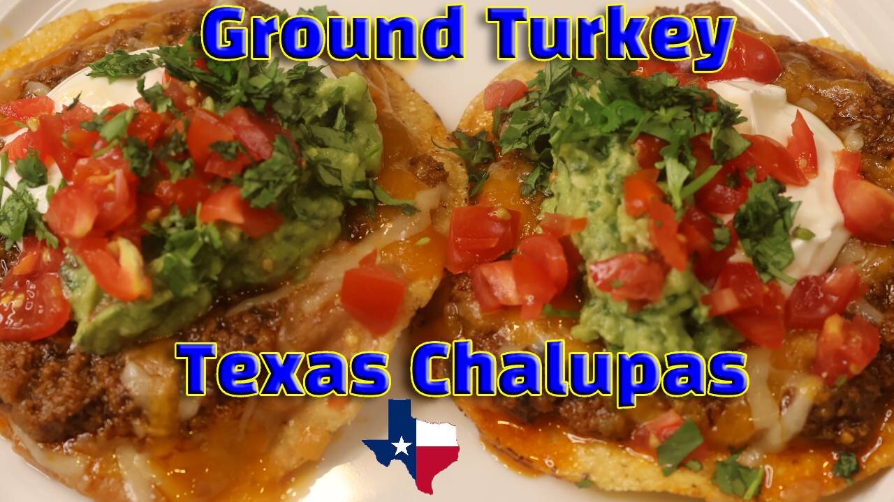 Texas Turkey Chalupas! Better than a Restaurant at Home. Taste Better than Ground Beef!