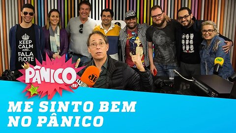 Pedro Cardoso sobre o Pânico: "posso discordar, mas me sinto bem aqui"