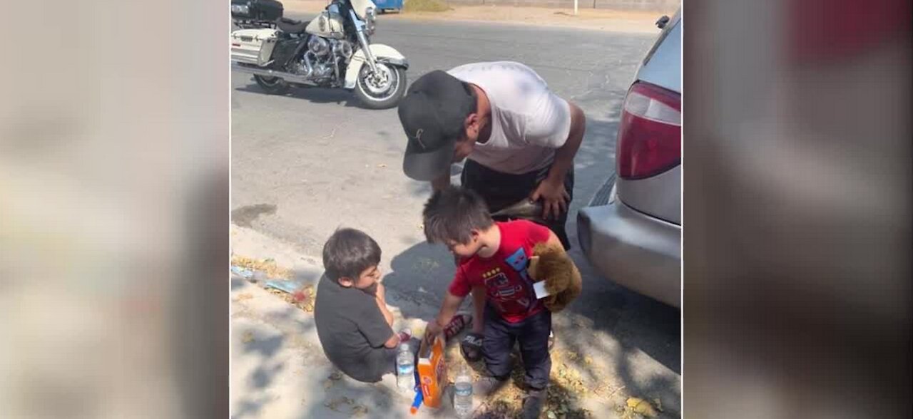 CCSD Police help a homeless family