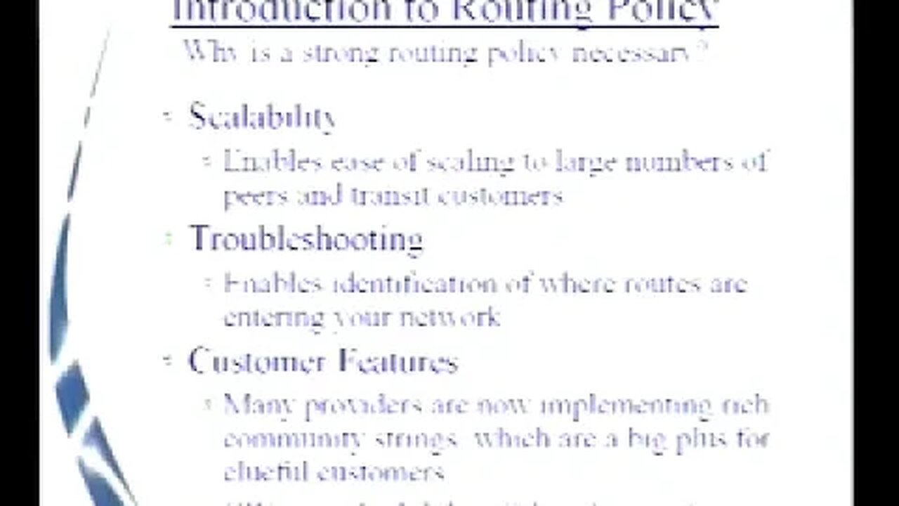 Tutorial Routing Policy Implementation Guide