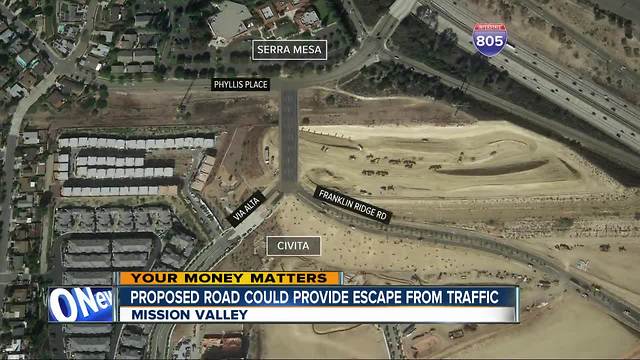 City could provide escape route for Mission Valley traffic