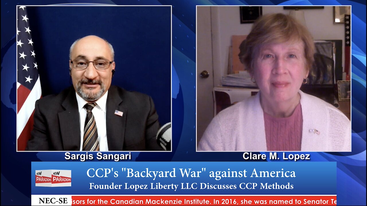 Clare Lopez: Lopez Liberty, CCP Anti-U.S. OPS, & ME Crises, New Paradigms with Sargis Sangari EP #52