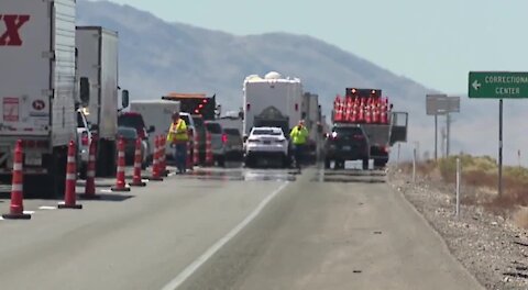 Authorities reopen highway near Creech Air Force Base after police closure