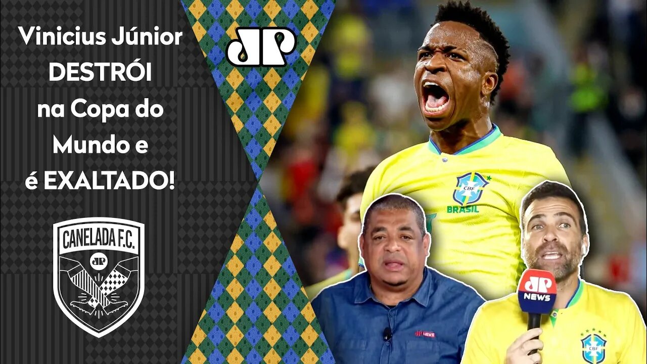 "O Vinicius Júnior TÁ CALANDO A BOCA de MUITA GENTE! Esse moleque..." VEJA DEBATE após 4x1 do Brasil