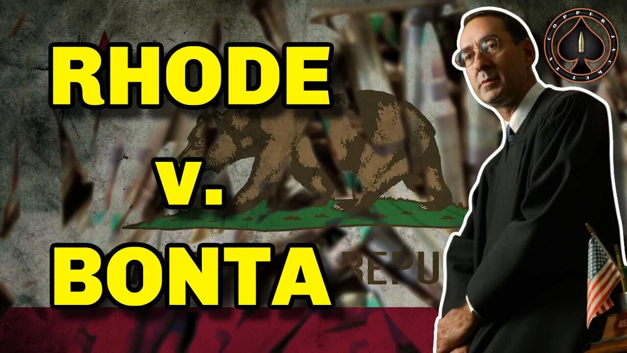 California Law Backfires And Its Hilarious, Rhode v. Bonta
