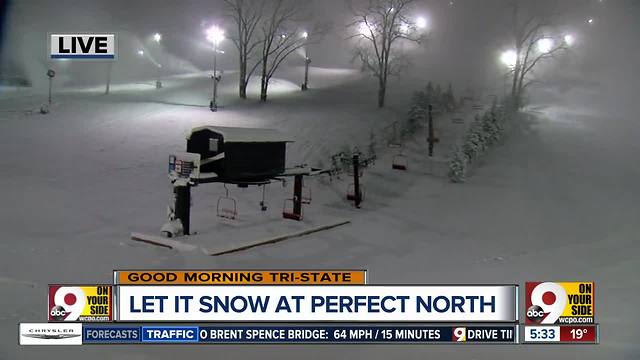 Perfect North cranks out snow on its slopes, hoping for weekend opening