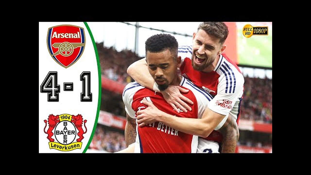 Arsenal vs Bayer Leverkusen 4 1 Highlights & All Goals Club Friendlies 2024 HD mp4