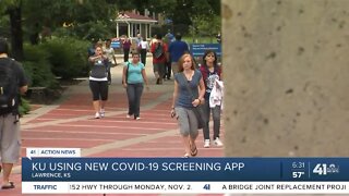 KU using new COVID-19 screening app