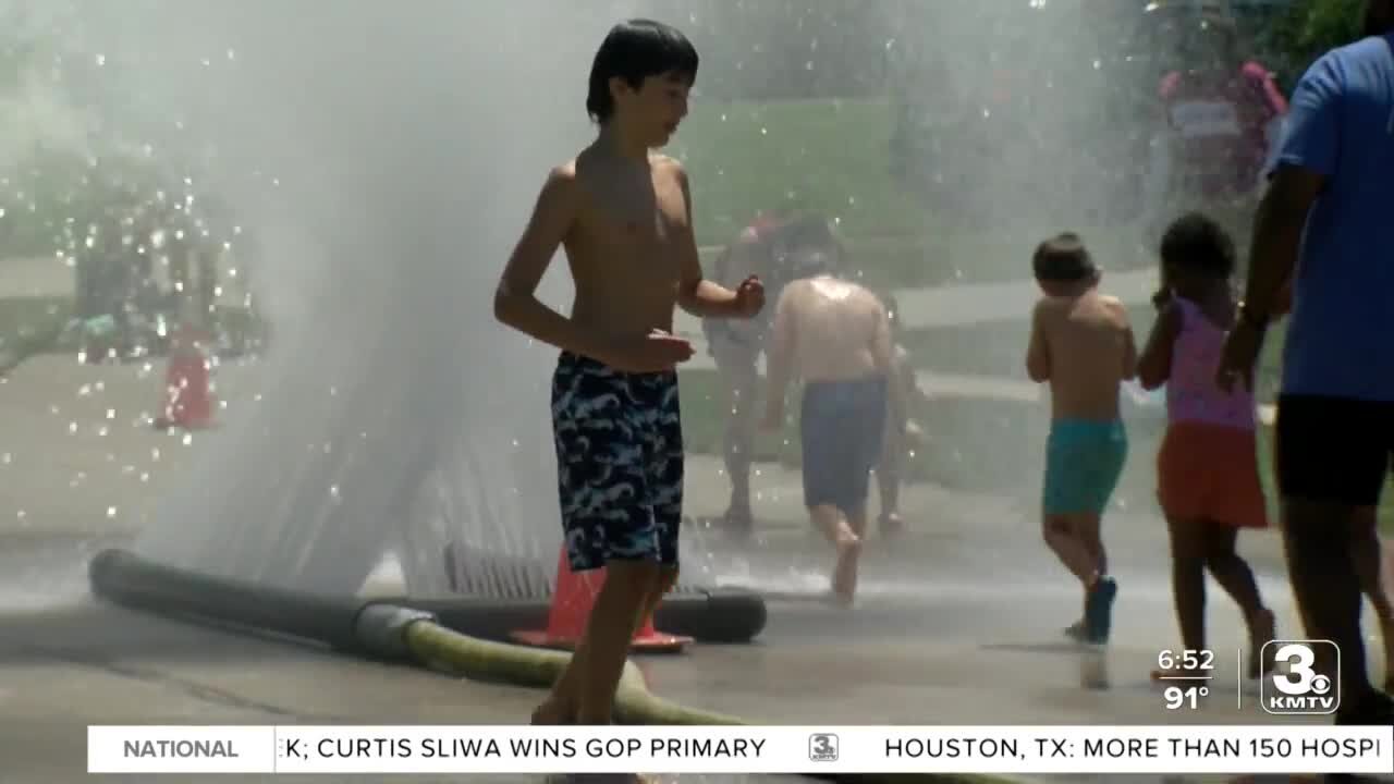 Hydrant parties underway in Omaha as summer kicks into gear