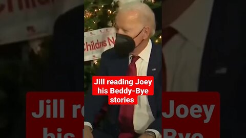 Jill Biden reads Joe a nice bedtime story. #joebiden #jillbiden 😴