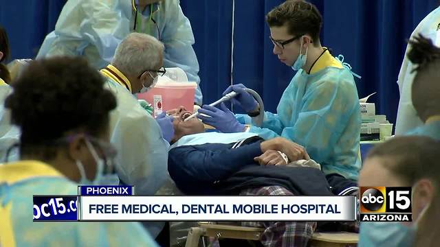 Free medical and dental services being offered in Phoenix