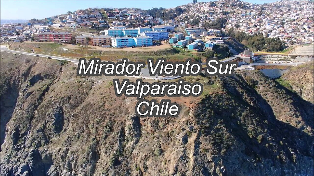 Mirador Viento Sur at Valparaiso in Chile