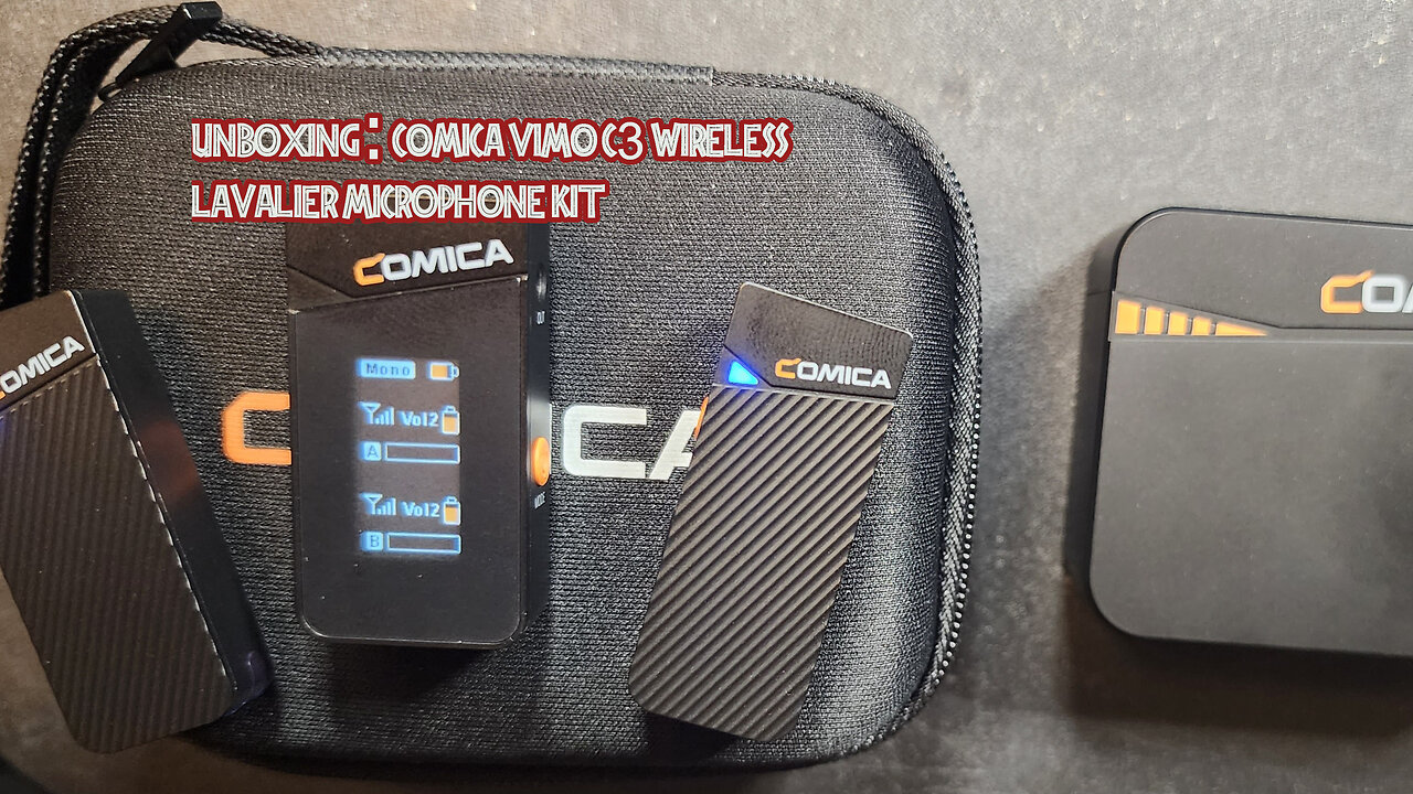 Unboxing: Comica Vimo C3 Wireless Lavalier Microphone Kit