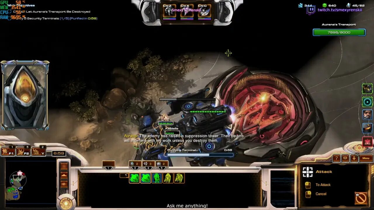 Starcraft 2 Co-op Mutations FAIL #3 - Brutal Difficulty - Fenix Gameplay - Smexy Renskii