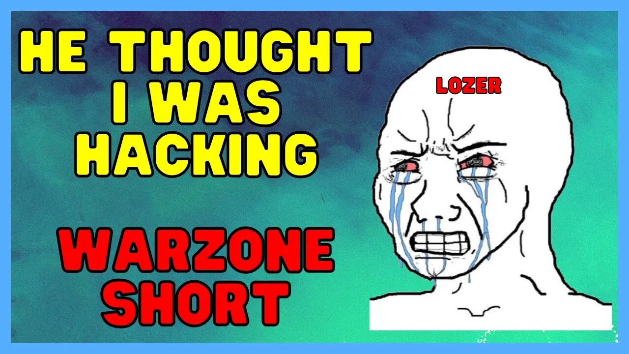 This Guy Definitely Thought I Was Hacking 😂 | Warzone Shorts #shorts