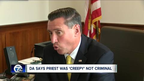 DA says Buffalo priest was "creepy" but not criminal