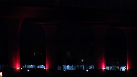 Roosevelt Bridge in Stuart is pink to honor breast cancer survivors