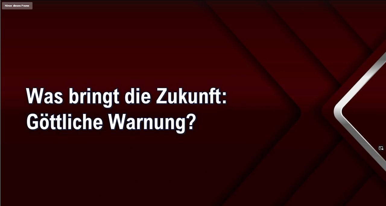 Was bringt die Zukunft: Göttliche Warnung?