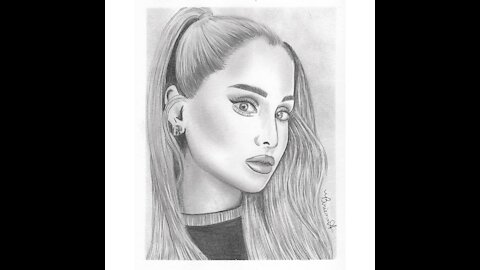 Speed Drawing - Ariana Grande