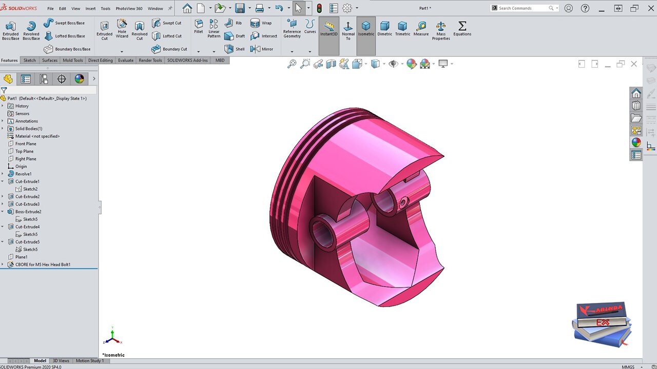 SolidWorks Part Exercise 6