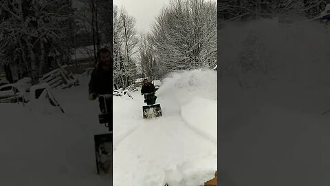 my heavily modified John Deere snow blower .