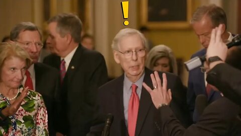 Mitch McConnell BOMBARDED by Questions About His Health, Refuses To Answer