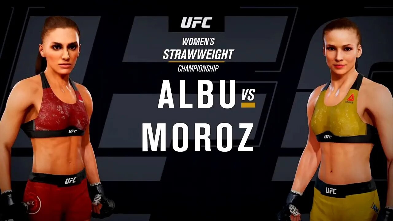 EA Sports UFC 3 Gameplay Maryna Moroz vs Alexandra Albu