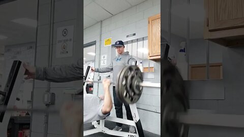 285lbs x 11 Raw Bench reps, Crazy 🤪 old man