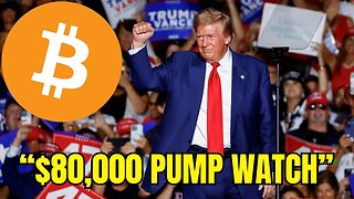 Bitcoin $80,000 LIVE Trump Pump Watch