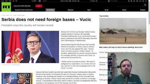 Serbia President Vucic turned down offer for Russian base in country but maintains ties to Russia