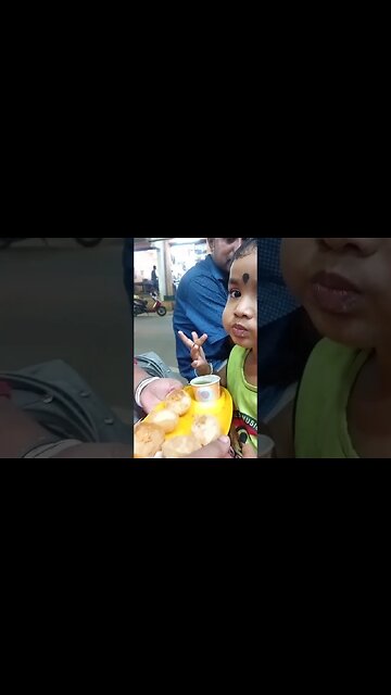 Aaram Se Bhai.. Koi Nahi Lega..😃😄 #panipuri #kidsfun #travelyatra