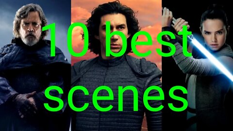 Top 10 Best Scenes In The Star Wars Seque #starwars #bestmoments #bestscenes