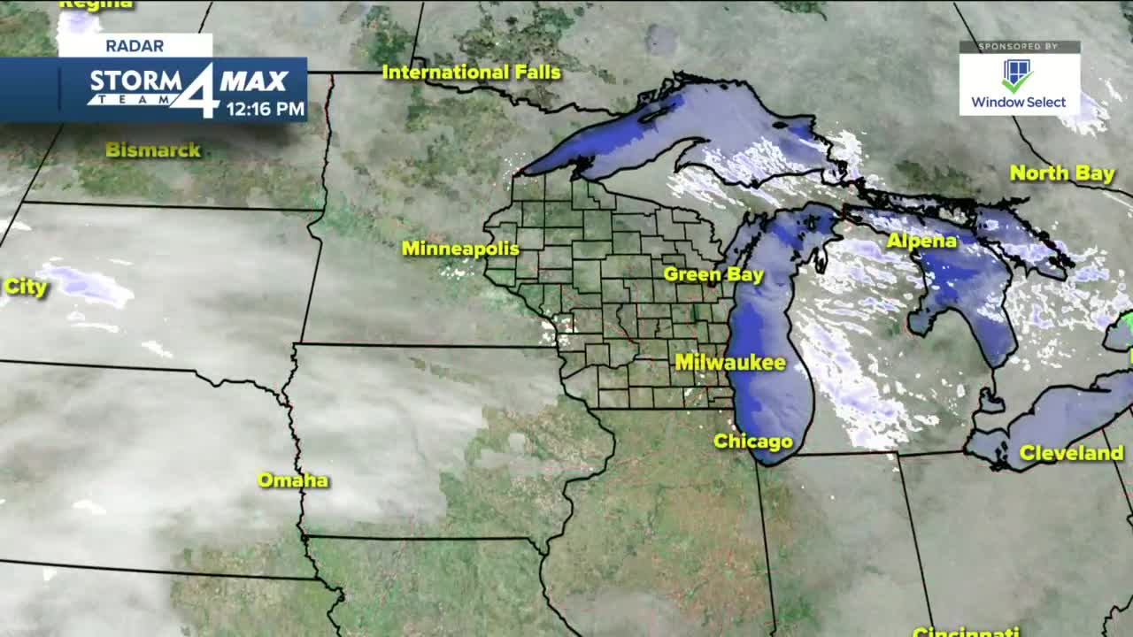 Breezy, chilly start to the week