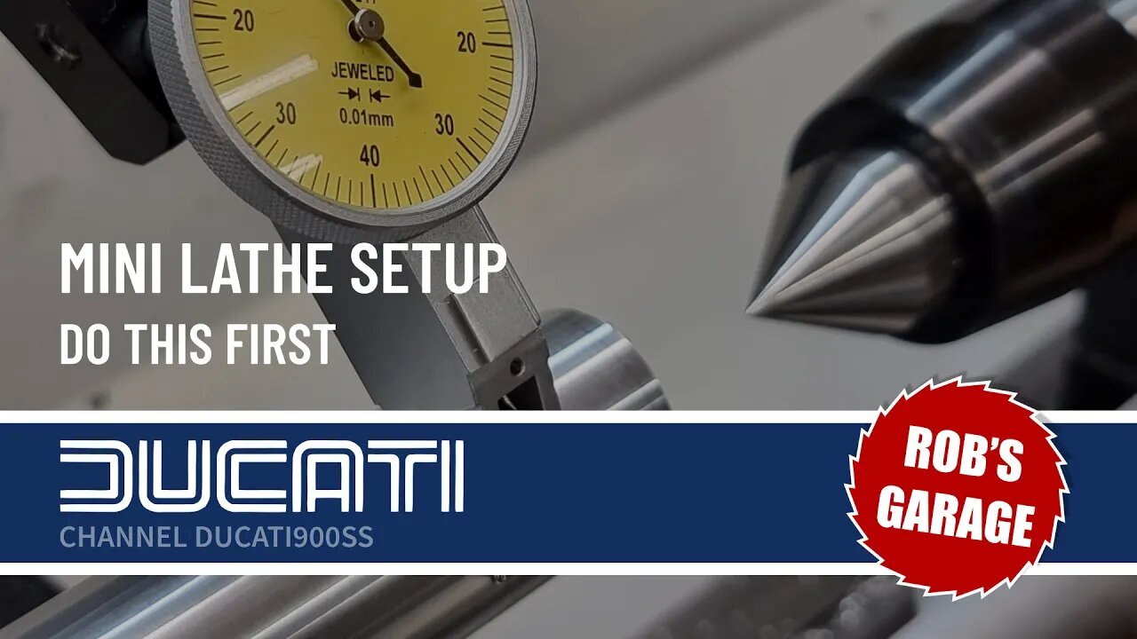 Mini Lathe Setup - Do this first! - Rob's Garage