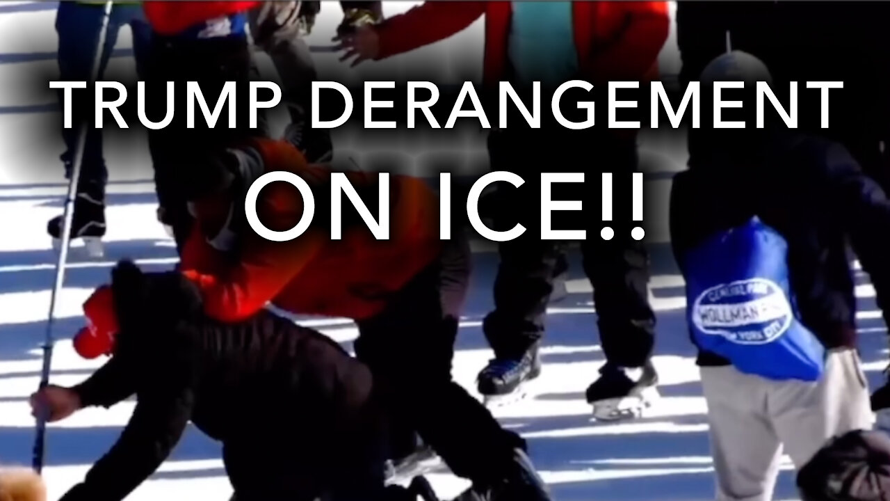 Trump Derangement ON ICE! Skater Attacked for Waving Flag